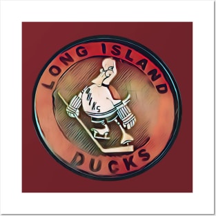 Long Island Ducks Hockey Posters and Art